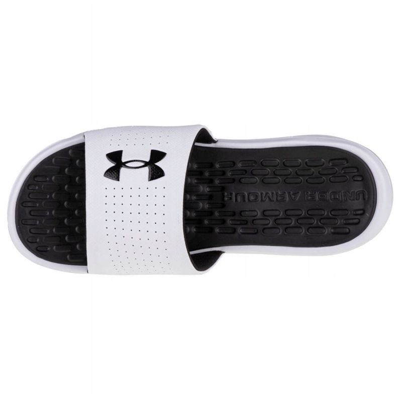 Under Armour Under Armor Playmaker Fixed Slides M 3000061-102 white 2