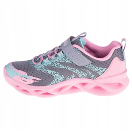Skechers Twisty Brights W 302301L-GYPK Shoes pink grey 1 Skechers Twisty Brights W 302301L-GYPK Shoes pink grey 1