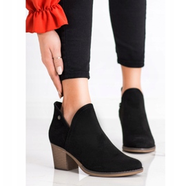 Filippo Spring Booties With A Cut black 1
