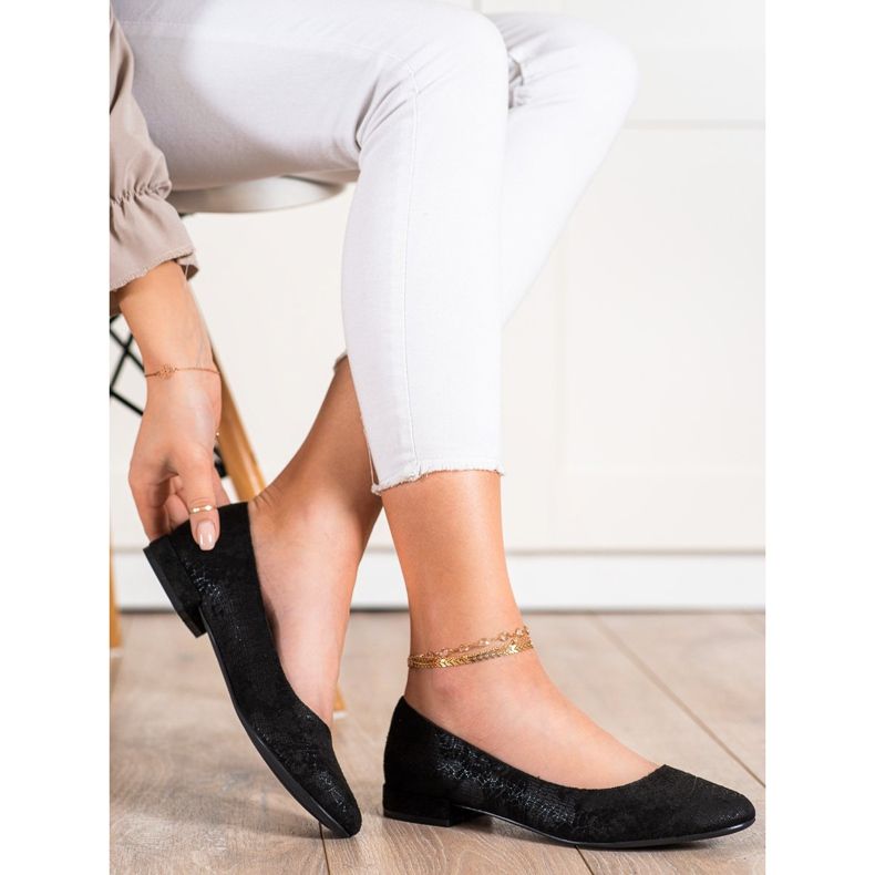 Sergio Leone's Flat Heels black 1