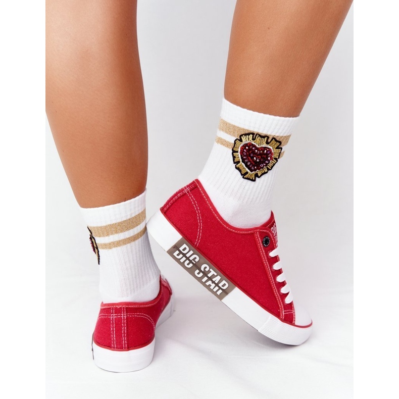 Women's Sneakers Big Star HH274115 Red 1