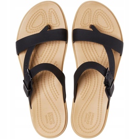 Crocs Women's Sandals Tulum Toe Post Black 206108 00W 1 Crocs Women's Sandals Tulum Toe Post Black 206108 00W 1