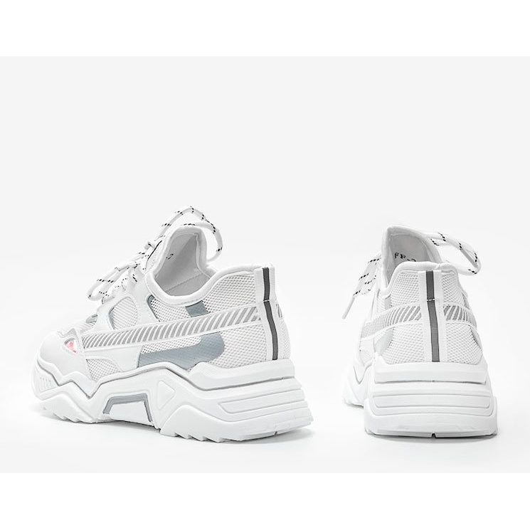 White sneakers on a thick Leanna sole 2 White sneakers on a thick Leanna sole 2