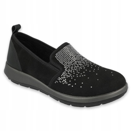 Befado women's shoes 156D004 black silver 1