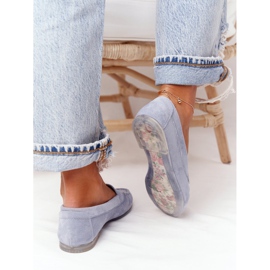 Suede Loafers Sergio Leone MK722 Blue 2