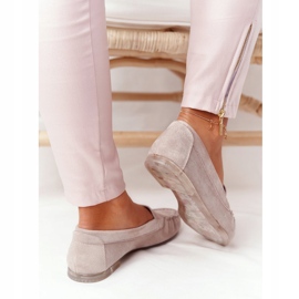 Suede Loafers Sergio Leone MK722 Beige 1