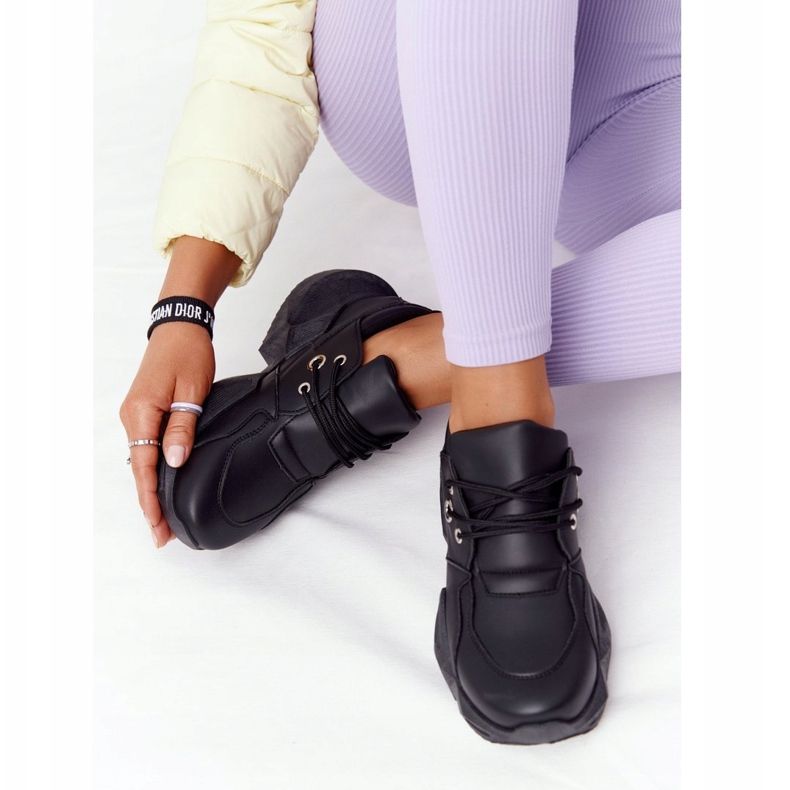 PS1 Women's Sneakers On A Massive Black Bubbly Sole 2