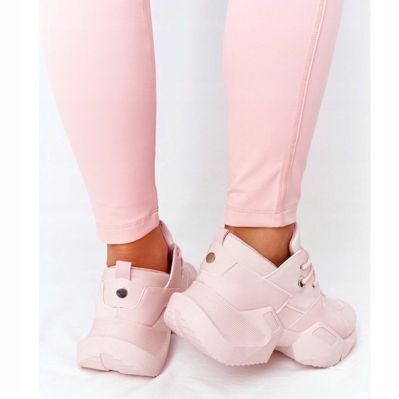 PS1 Women's Sneakers On A Massive Sole Bubbly Pink 1