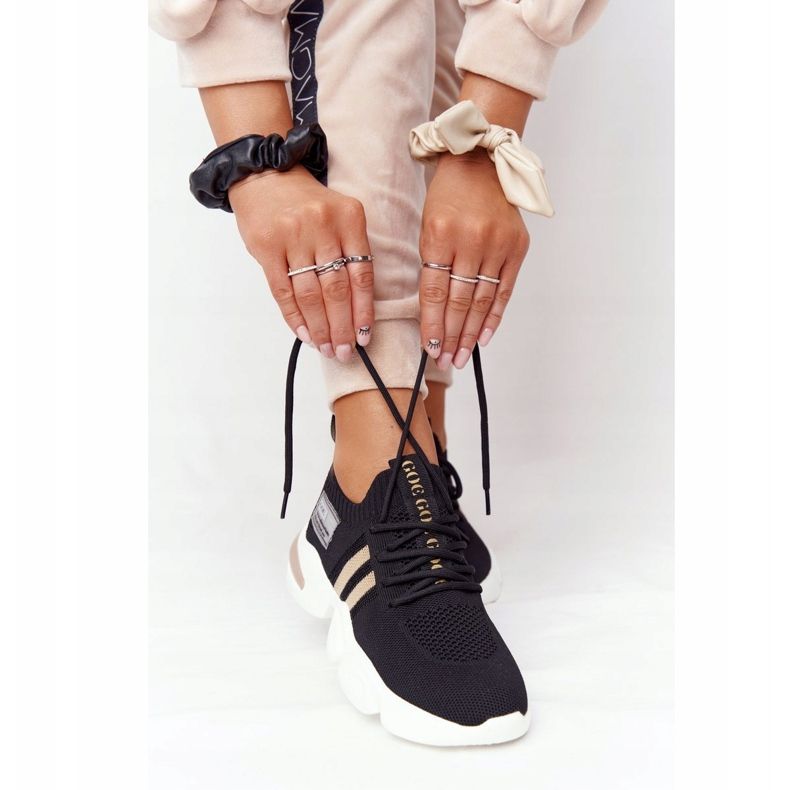 Women's sports socks GOE HH2N4017 Black 2