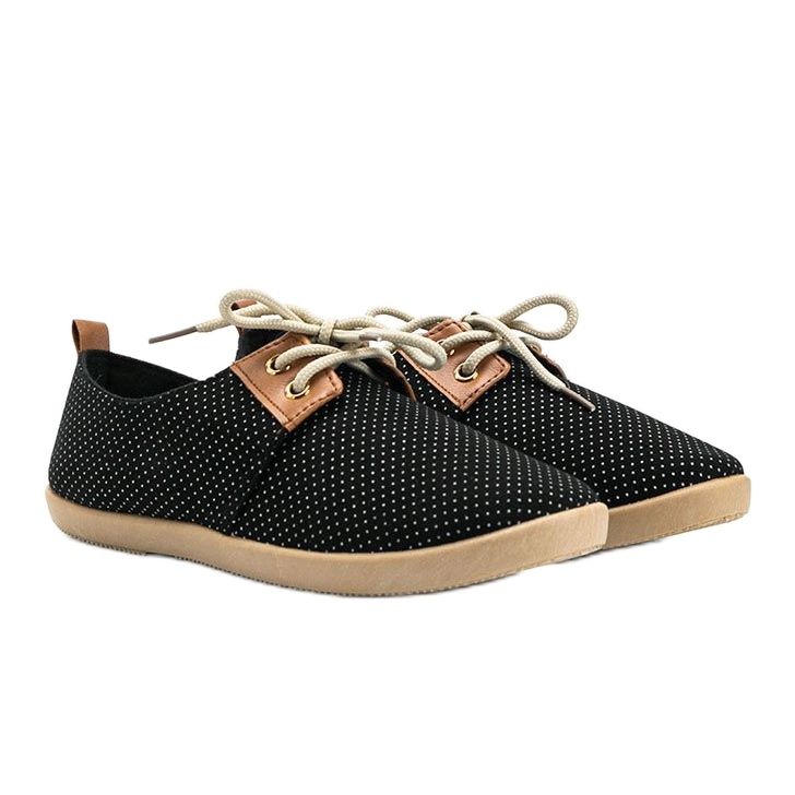 Black Dalia polka dot sneakers 1
