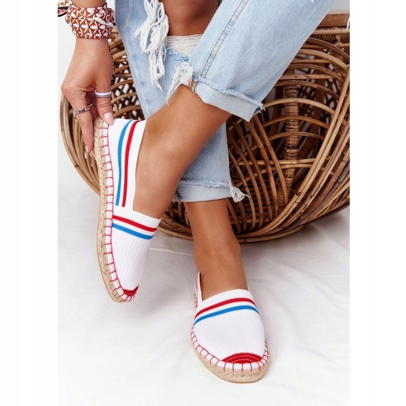 Tommy Big Star Espadrilles HH274486 White red blue 1