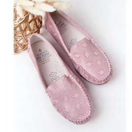 Rio Flore Eco-Friendly Leather Loafers Pink 2