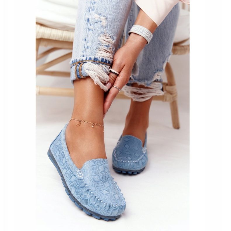 Rio Flore Eco-Friendly Leather Loafers Blue 1 Rio Flore Eco-Friendly Leather Loafers Blue 1