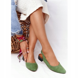 Maciejka Green Ballerinas 04482-09 2