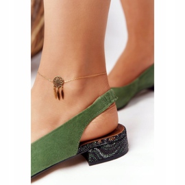 Maciejka Green Ballerinas 04482-09 1