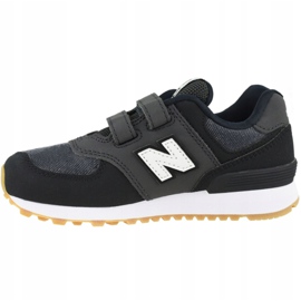 New Balance Jr YV574DMK shoes black 1
