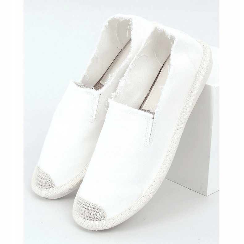 White espadrilles for women 7105 White 1