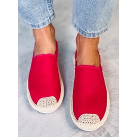 Red women's espadrilles 7105 Red 1