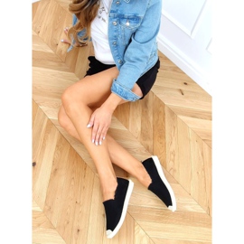 Black women's espadrilles 7105 Black 2