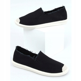 Black women's espadrilles 7105 Black 1