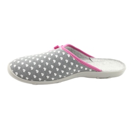 Befado women's shoes pu 235D174 white pink grey 2