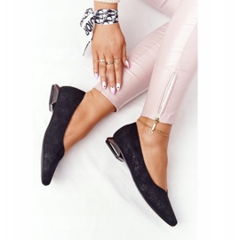 Ballerinas On Silver Heel Vinceza 21-10601 Black multicolored 1 Ballerinas On Silver Heel Vinceza 21-10601 Black multicolored 1