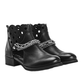 Gracela black ankle boots 1