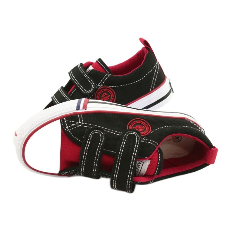 American Children's American Club LH62 Velcro black sneakers 4 American Children's American Club LH62 Velcro black sneakers 4