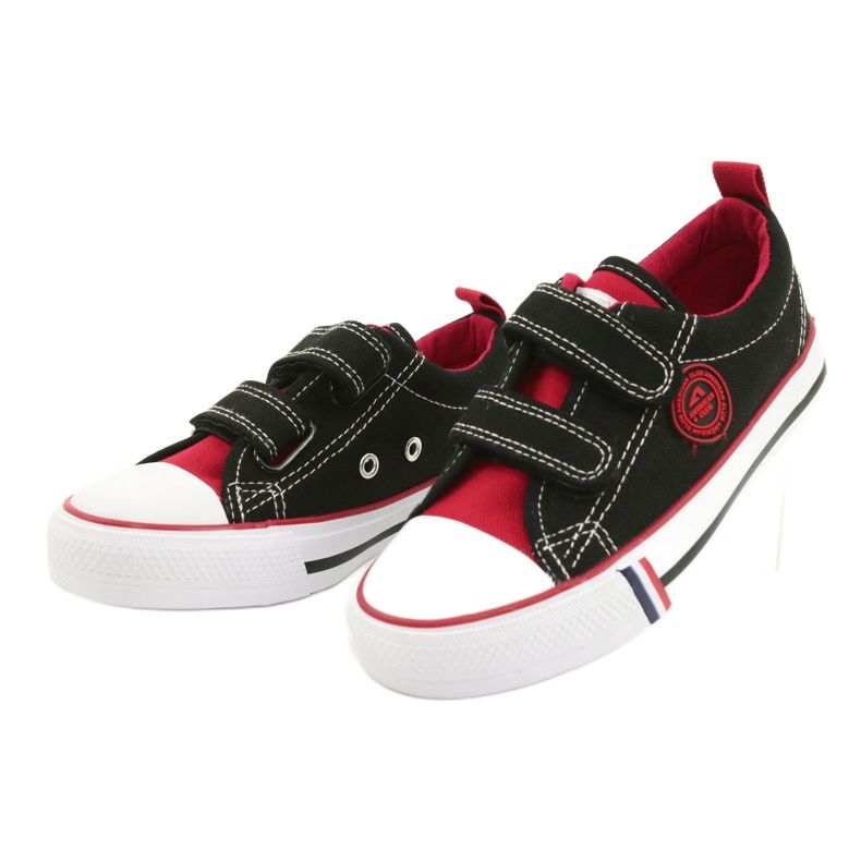 American Children's American Club LH62 Velcro black sneakers 2 American Children's American Club LH62 Velcro black sneakers 2