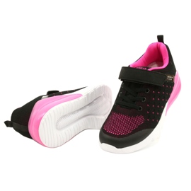 American Club Girls' Sport Shoes With Velcro RL11 Black / Pink 2 American Club Girls' Sport Shoes With Velcro RL11 Black / Pink 2