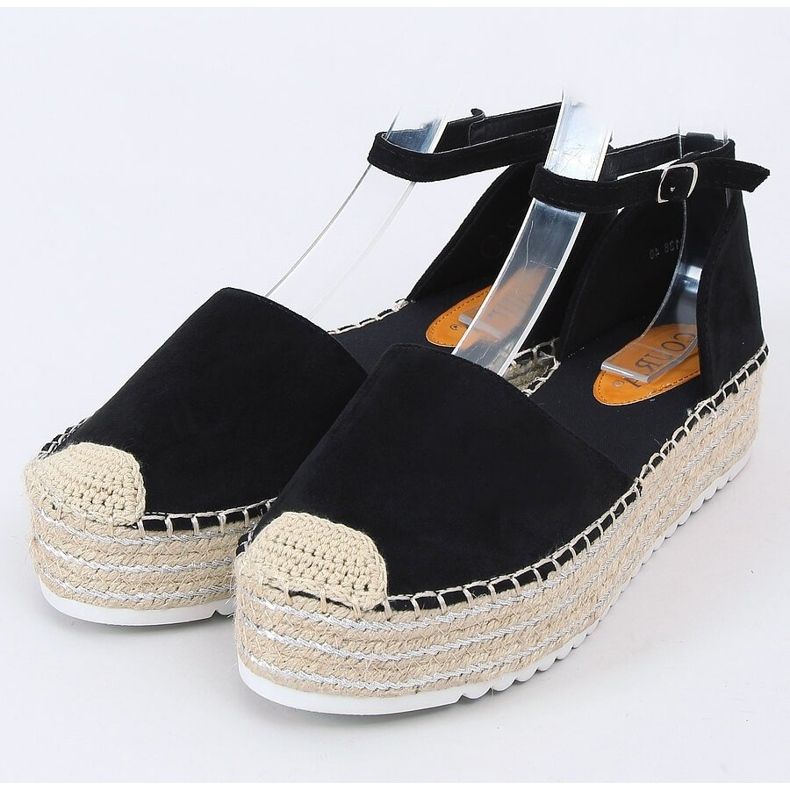 Espadrilles black sandals 2138 Black 1