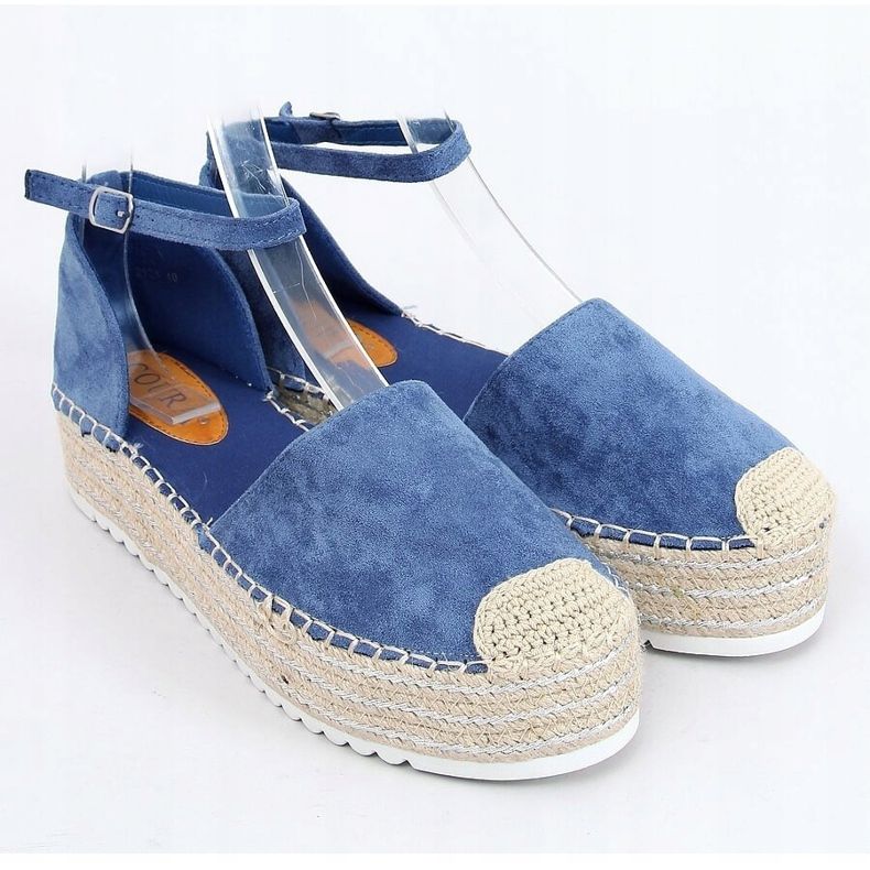 Espadrilles, blue sandals 2138 Blue 1 Espadrilles, blue sandals 2138 Blue 1