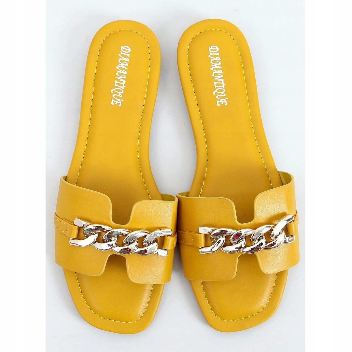 womens yellow slippers