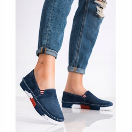 ARTIKER Leather Slipons On The Platform navy blue blue 1 ARTIKER Leather Slipons On The Platform navy blue blue 1