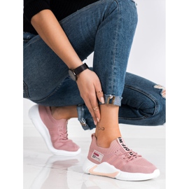 ARTIKER Pink White Off Sport Shoes 2