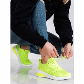 SHELOVET Openwork Sport Shoes green 1