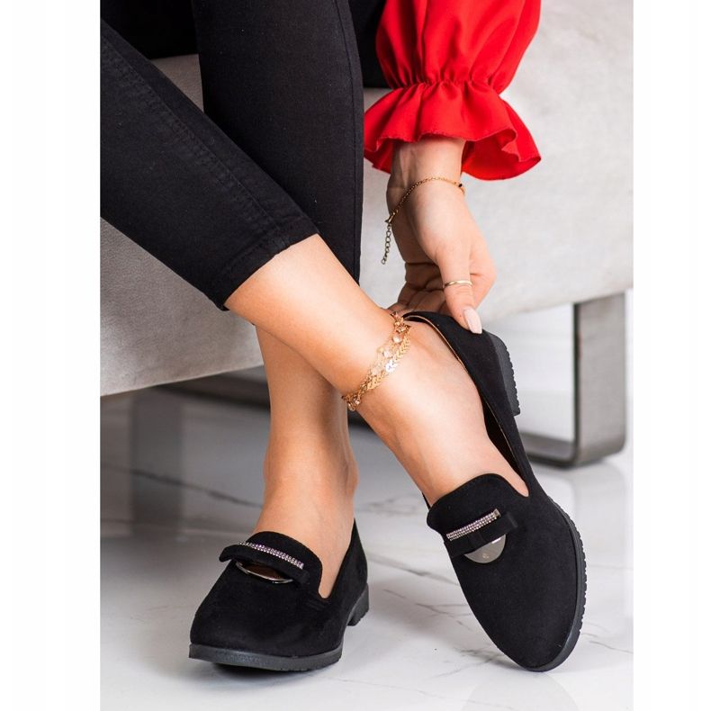 SHELOVET Elegant Lords With Cubic Zirconia black 1