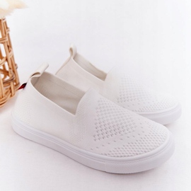 Children's Slip-On Big Star HH374105 White Slip-On Sneakers 1