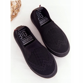 Children's Slip-On Big Star HH374107 Black Slip-On Sneakers 2 Children's Slip-On Big Star HH374107 Black Slip-On Sneakers 2