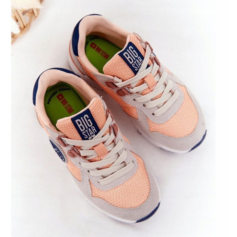 Children's Sport Shoes Memory Foam Big Star HH374180 Orange 1