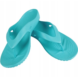 Crocs women's Kadee Ii Flip W sandals turquoise 202492 40M blue 1