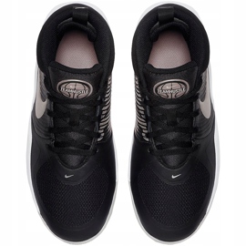 Nike Team Hustle D 9 black-gray-white AQ4224 001 children's shoes 1