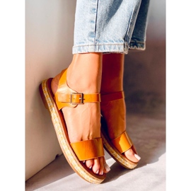 Sandals espadrilles honeyTH005 Yellow 2