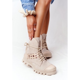 Suede Boots Workery Lewski Shoes 2942-0 Light Beż beige 2 Suede Boots Workery Lewski Shoes 2942-0 Light Beż beige 2