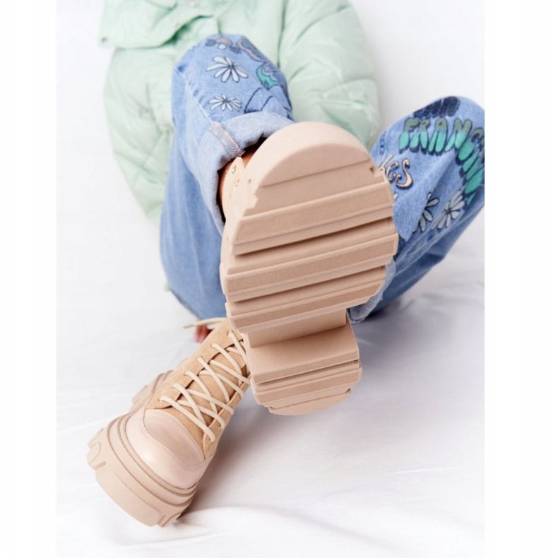 Suede Boots Workery Lewski Shoes 3007-0 Sand beige multicolored 1