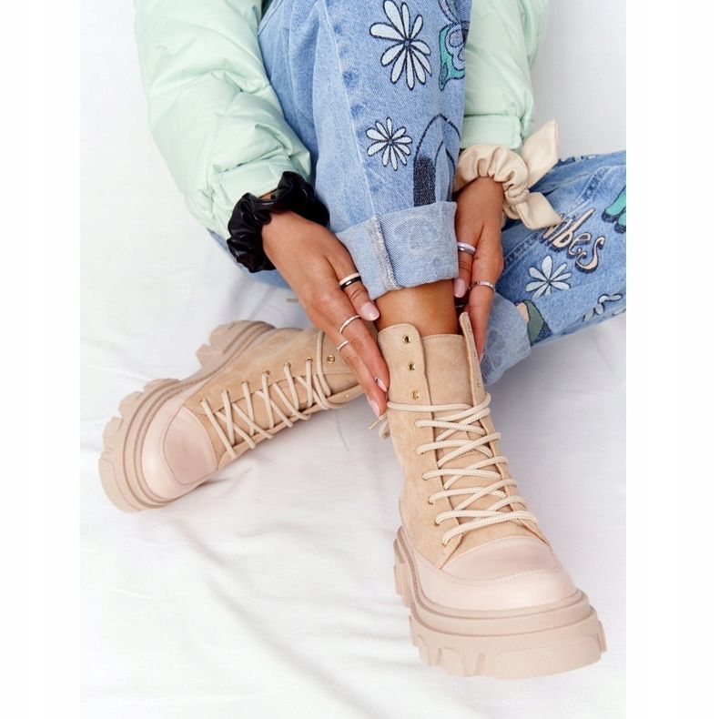 Suede Boots Workery Lewski Shoes 3007-0 Sand beige multicolored 2