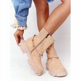 Suede Boots Workery Lewski Shoes 3006-0 Sand beige multicolored 2