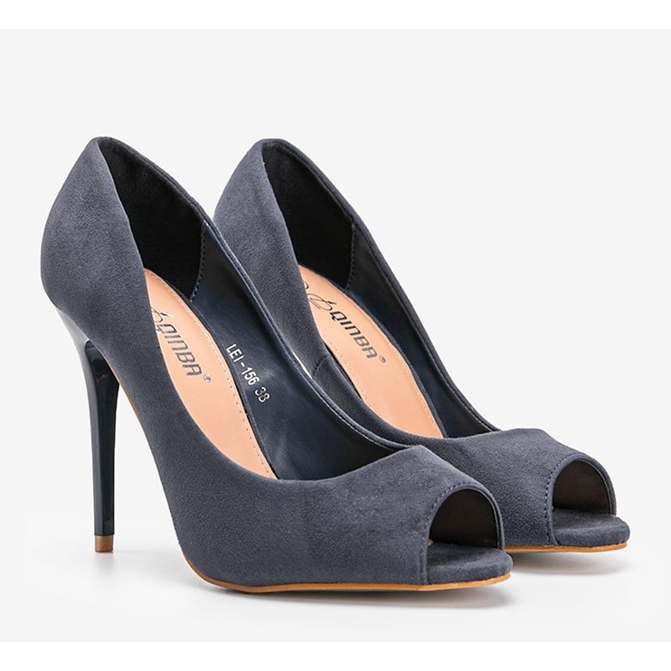 Pumps on a stiletto heel Janessa blue 1