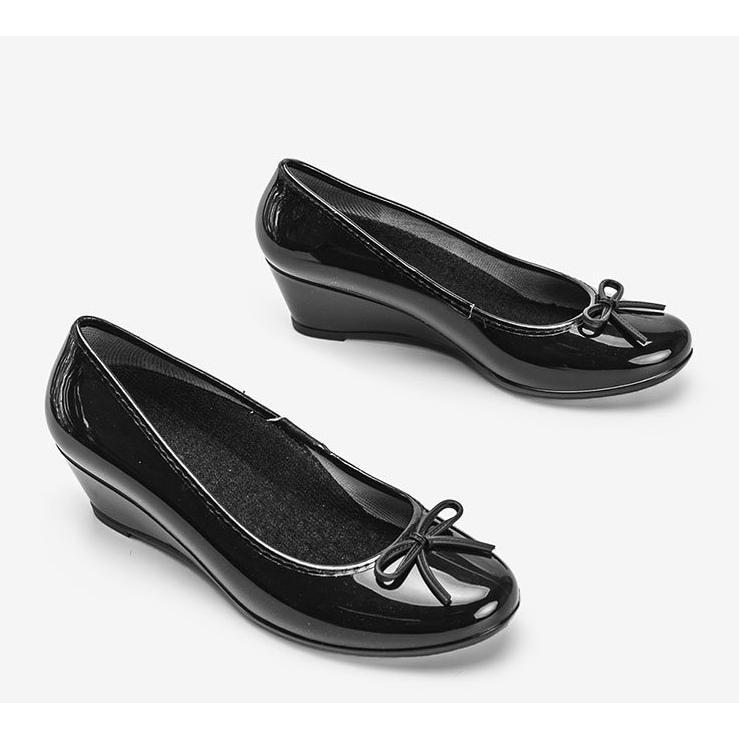 Black meliski ballerinas on the wedge Garett 2
