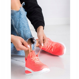 SHELOVET Openwork Sport Shoes orange 1